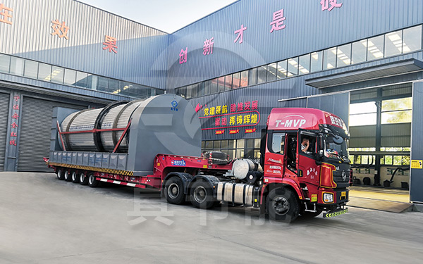 浸出渣烘干機(jī)運(yùn)輸現(xiàn)場(chǎng)